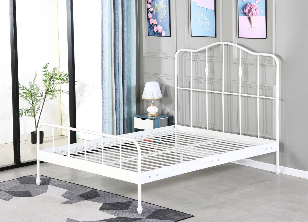 Free Sample Platform Bed Base Mattress Foundation Metal Bed Frame