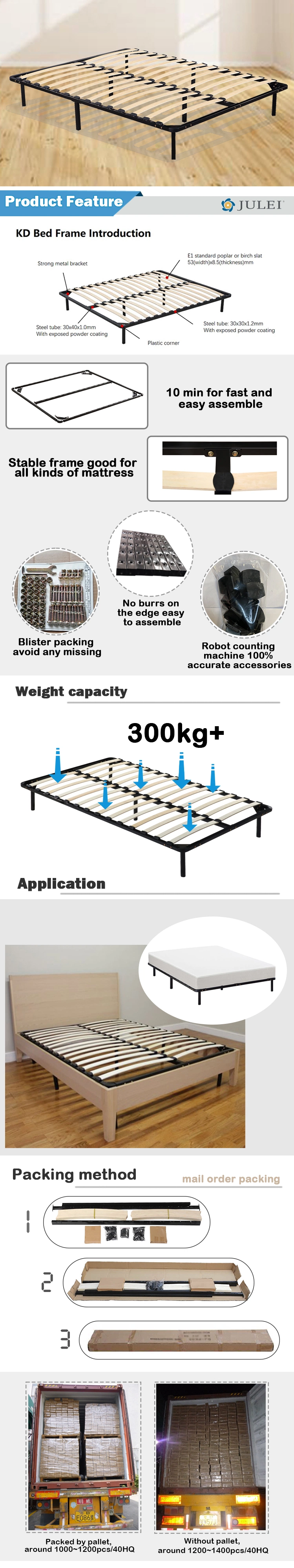 Ottoman Bed Frame with Storage on The Bed