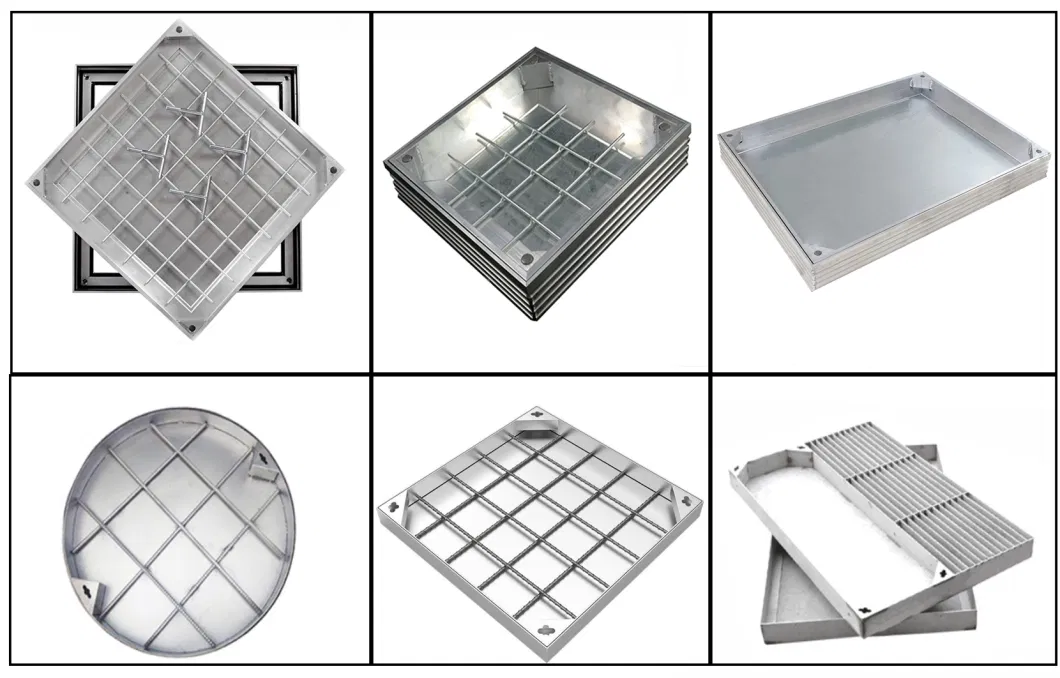 Accepted Customized Aluminum Recessed Type Manhole Cover for Drain Away Water